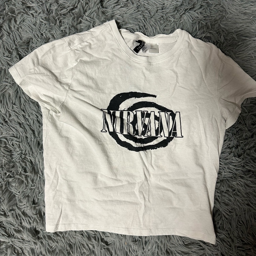 Nirvana crop tee